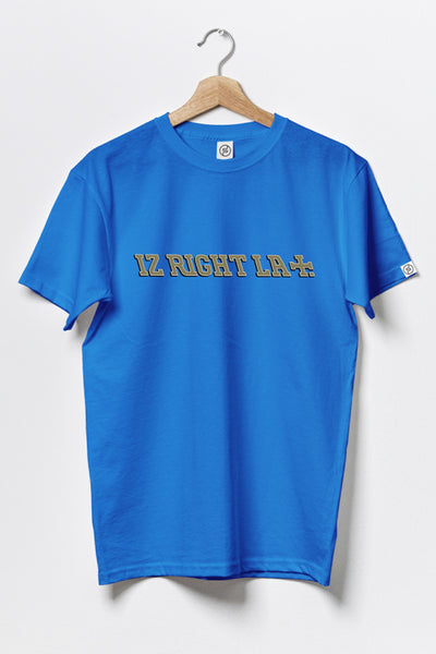 Iz Right La - Unisex Classic Fit Premium T-Shirt / Blue